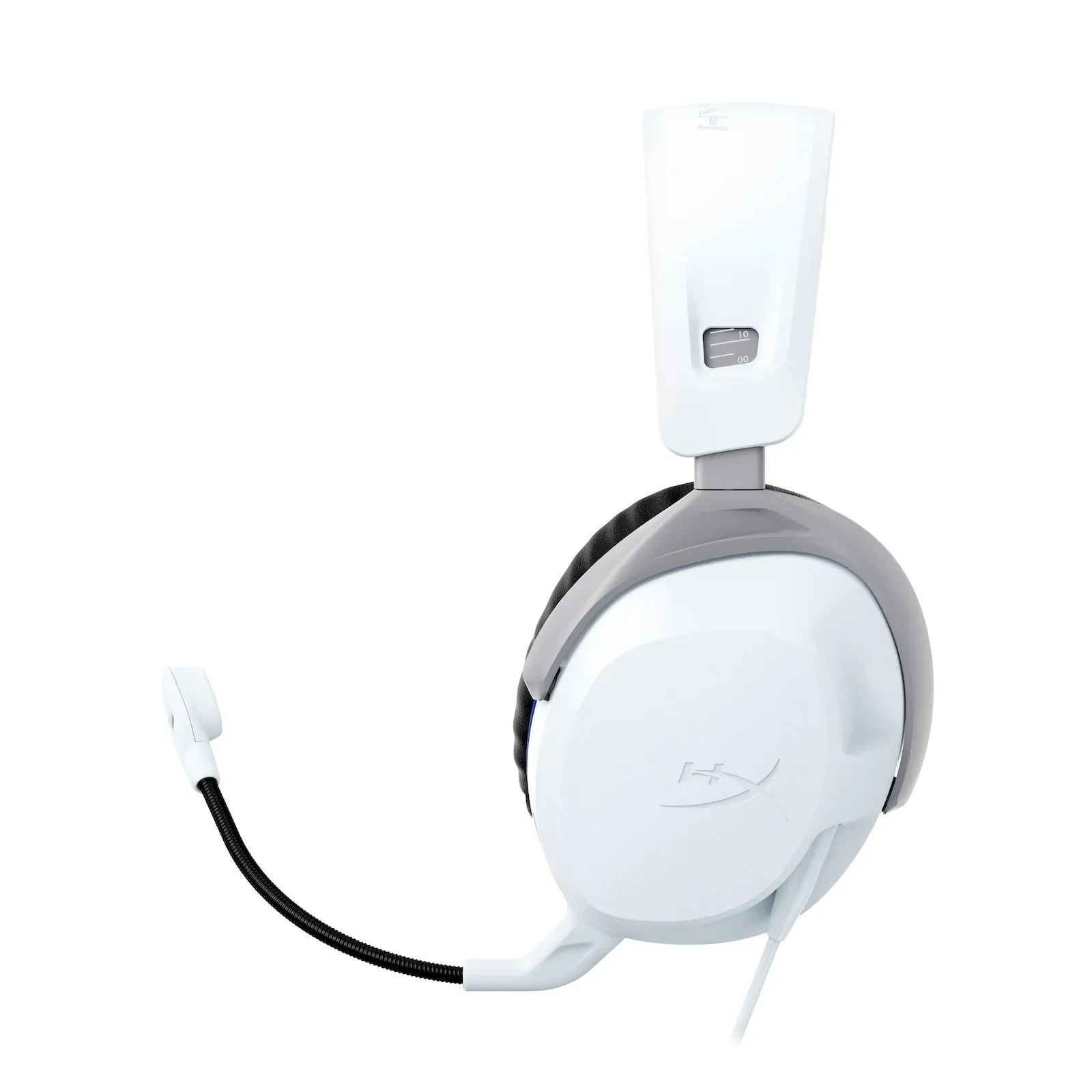 DIADEMA GAMER HYPERX CLOUD STINGER 2 PS5 AURICULARES CON CABLE PARA PLAYSTATION 4/5, COLOR BLANCO, vista 3